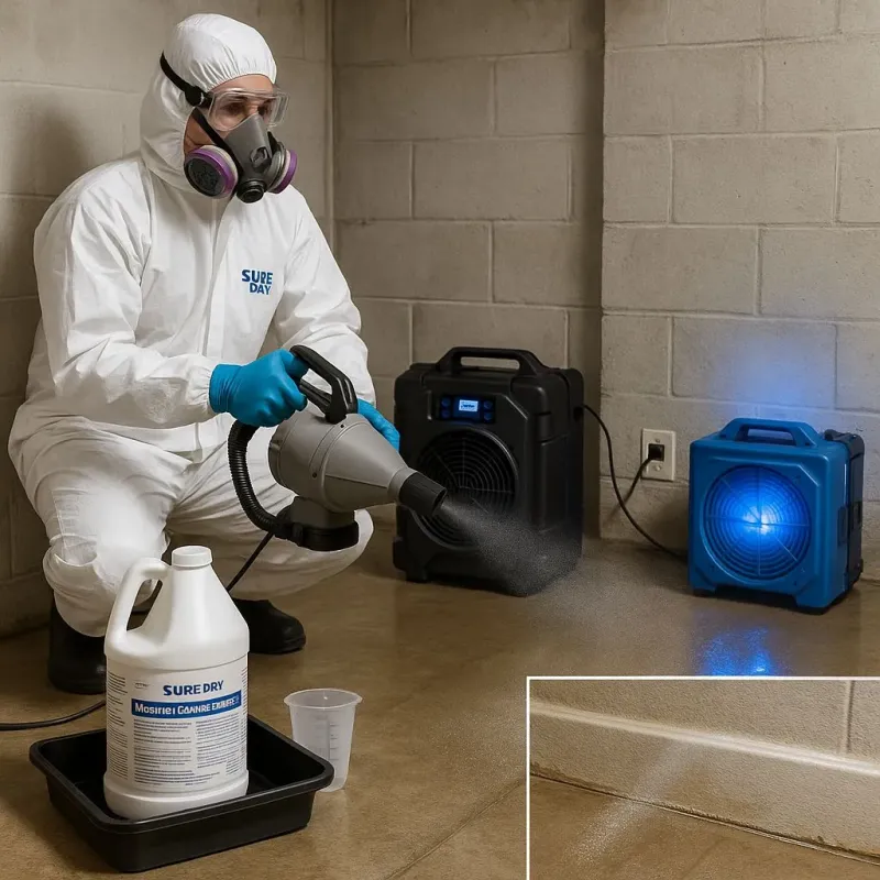 Sanitization and Odor Removal process in El Campo, TX