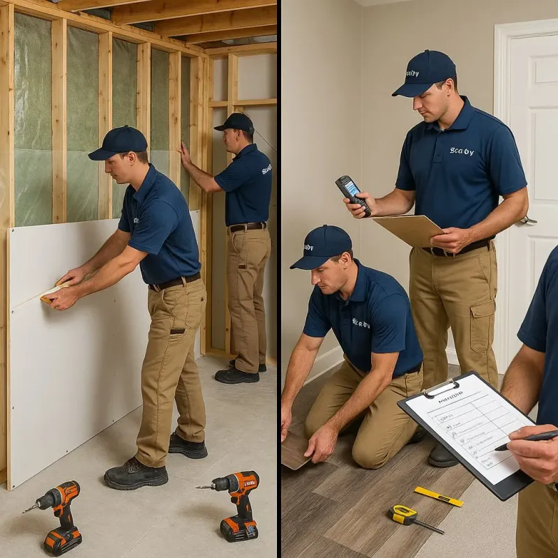 Repairs and Reconstruction process in El Campo, TX